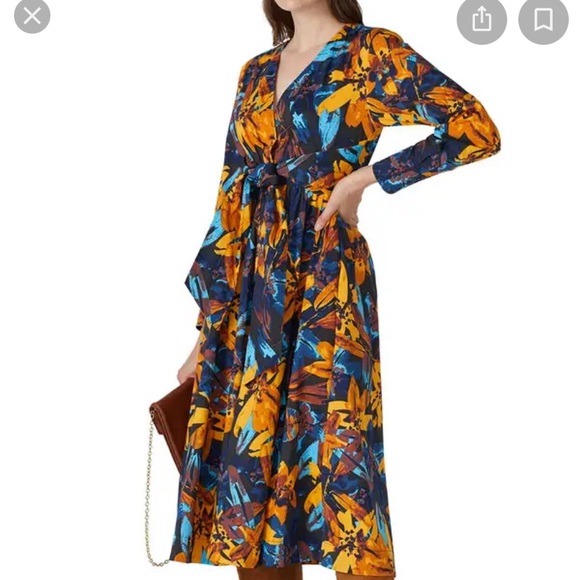 Marissa Webb lily print shirt dress - Picture 1 of 5